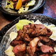 脂がさっぱりしています。ボリュームたっぷりの人気メニューです。