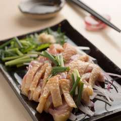 地鶏刺