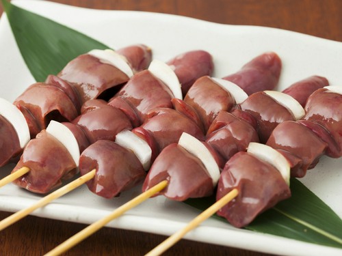 生でも食せるほど鮮度抜群の『鳥キモ』