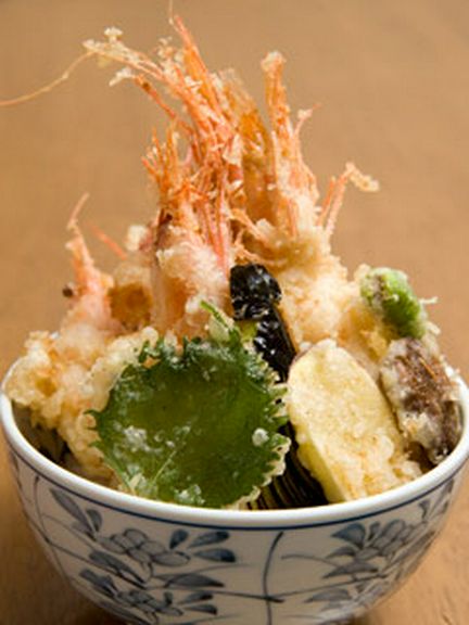 甘海老の天丼(むら井特製)