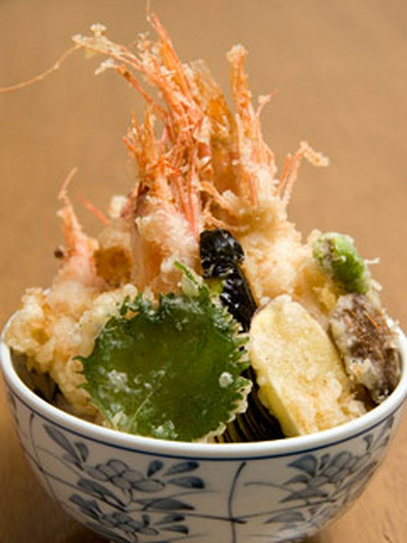 甘海老の天丼（むら井特製）