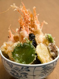 甘海老の天丼（むら井特製）