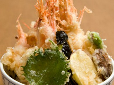 甘海老の天丼（むら井特製）