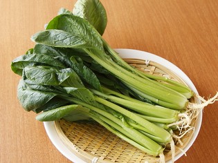 地産地消、中華料理に欠かせない美味しい「小松菜」