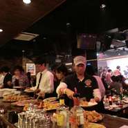 音響照明設備や各種ＴＶモニター10台、スモークマシーンなど。
理想の演出にお応えします！
各種パーティーにどうぞ！
