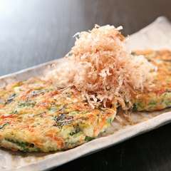 山芋と桜えびのネギ焼き