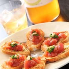 まぐろのタルタルカナッペ