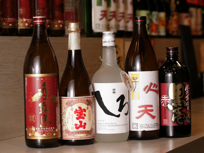 焼酎にこだわっている