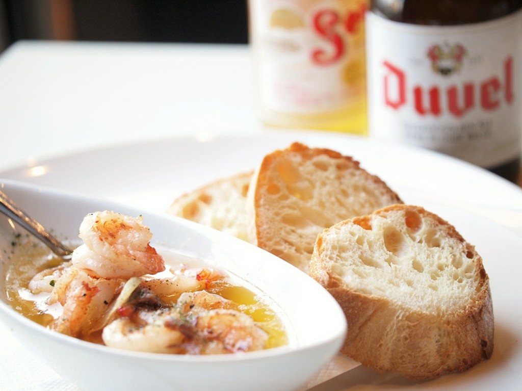 海老のアヒージョ