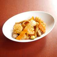 魚介のXO醤炒め