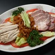 三種冷菜の盛合せ