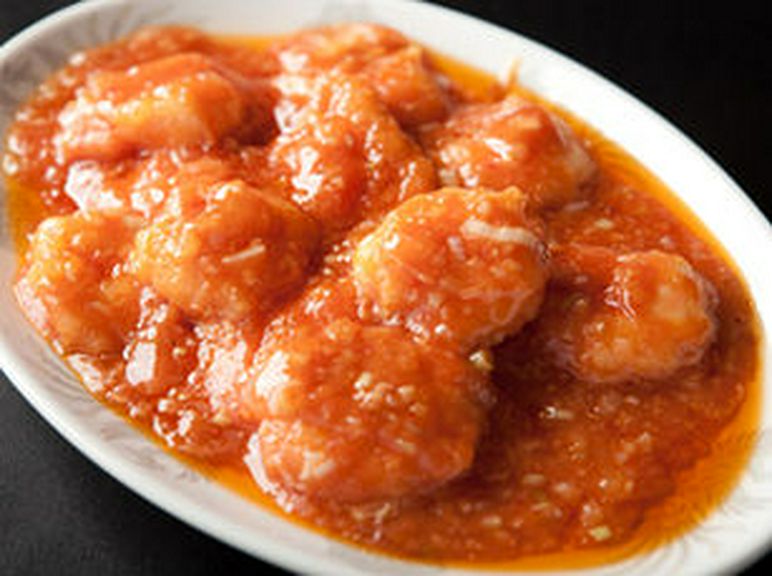 海老のチリソース　1100円