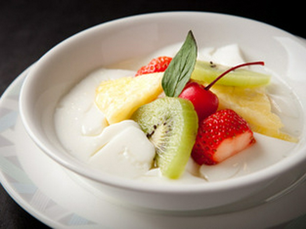 杏仁豆腐　350円