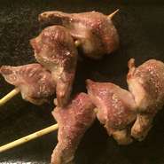 ザクザクした食感で定番串。