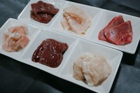 シマチョウホルモン・上ミノ・ギャラ・レバ・ハツ・牛タン