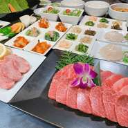 ※ 同コース2人前より承ります。

写真は2人前です。