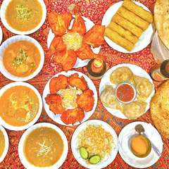 本場スタッフが調理する本格インド料理！