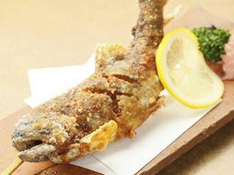 やまめの唐揚げ