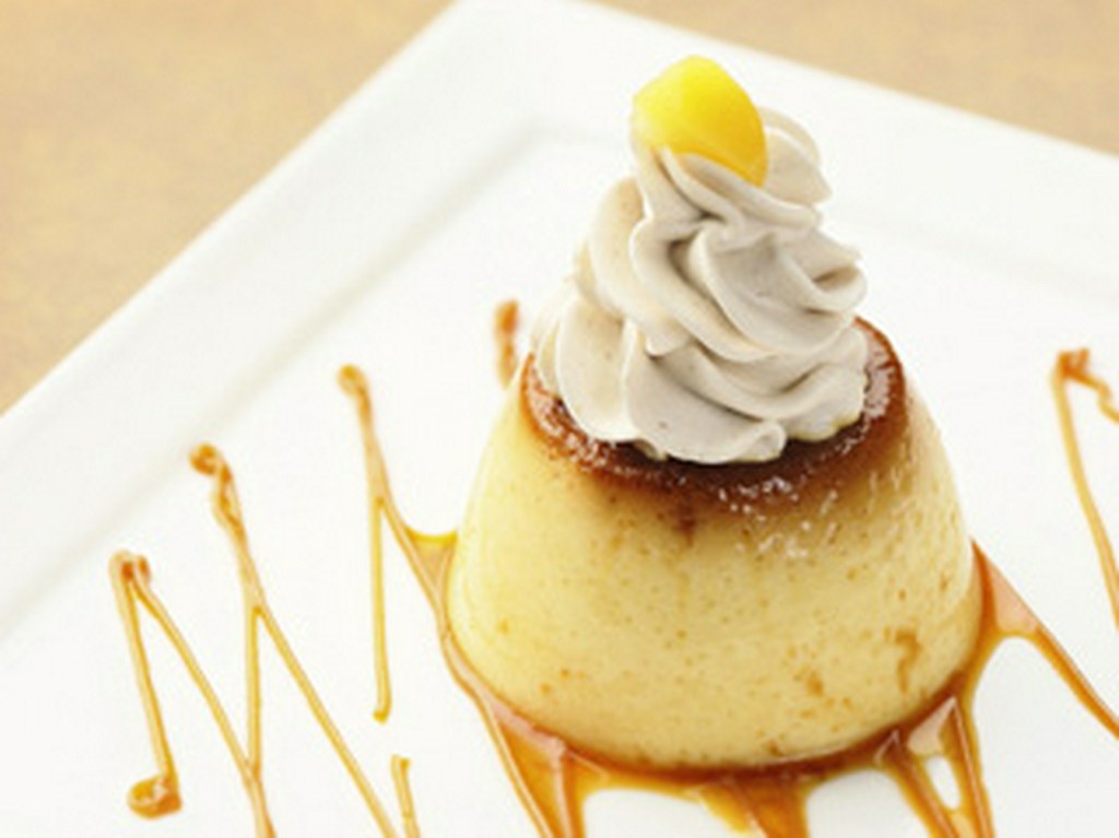 栗のプリン　262円