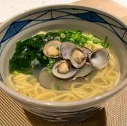 宍道湖で取れた大粒のしじみを使用したラーメンを是非！