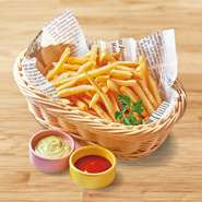 ケチャップとバジルマヨでお召し上がりください。