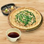 2種類のわさびをお好みで散らしてお召し上がりください。
