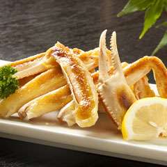 当店おすすめ!!　ズワイガニの大雪焼き。　