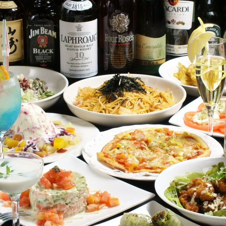 女子会コース(2860円/2.5時間、飲放付き、料理8品)