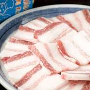 焼肉屋では珍しいイベリコ豚のカルビ