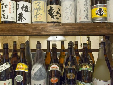 なかなか出会えないプレミア焼酎もあり