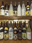 20種類～30種類の焼酎をとりそろえています。