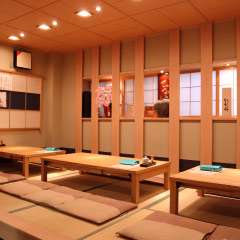 お座敷最大１９名様まで予約可。