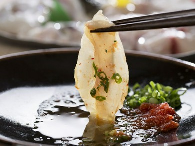 河豚刺し＆河豚鍋コース
