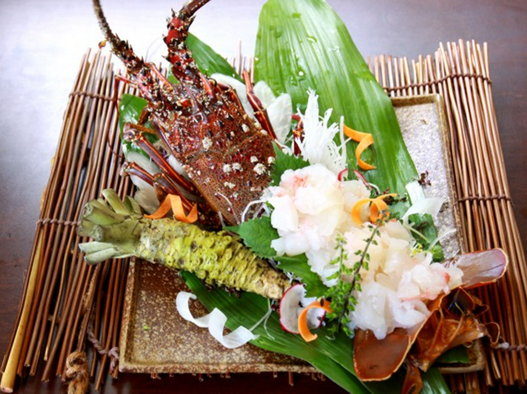 伊勢海老コース（刺身・味噌汁）