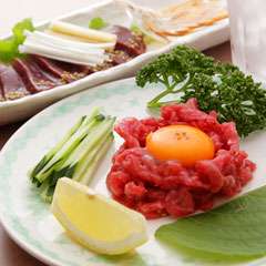 新鮮な桜ユッケ