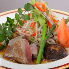 入船コースの一品