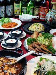 人気の飲み放題コース　（料理）