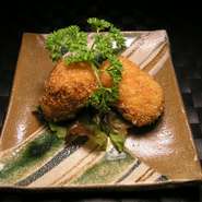 自慢のクリーミーコロッケ