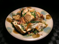 沖縄料理に欠かせない島豆腐が主役のちゃんぷる～