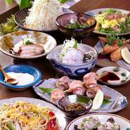 シェフお勧めのメニューをセットコースにしました。　大満足のセットコース