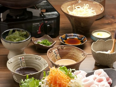 美ら島アグーのしゃぶしゃぶコース