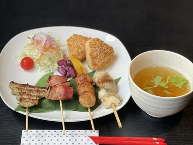 串焼きミニ定食