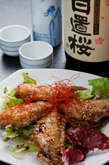 手羽先のからあげ 〜大将特製ソースダレ〜（4本）
