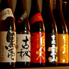 日本酒、芋焼酎、ハイボールメニュー