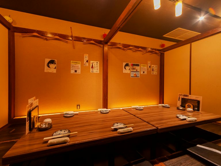 さまざまなシチュエーションにふさわしい和の趣がある個室
