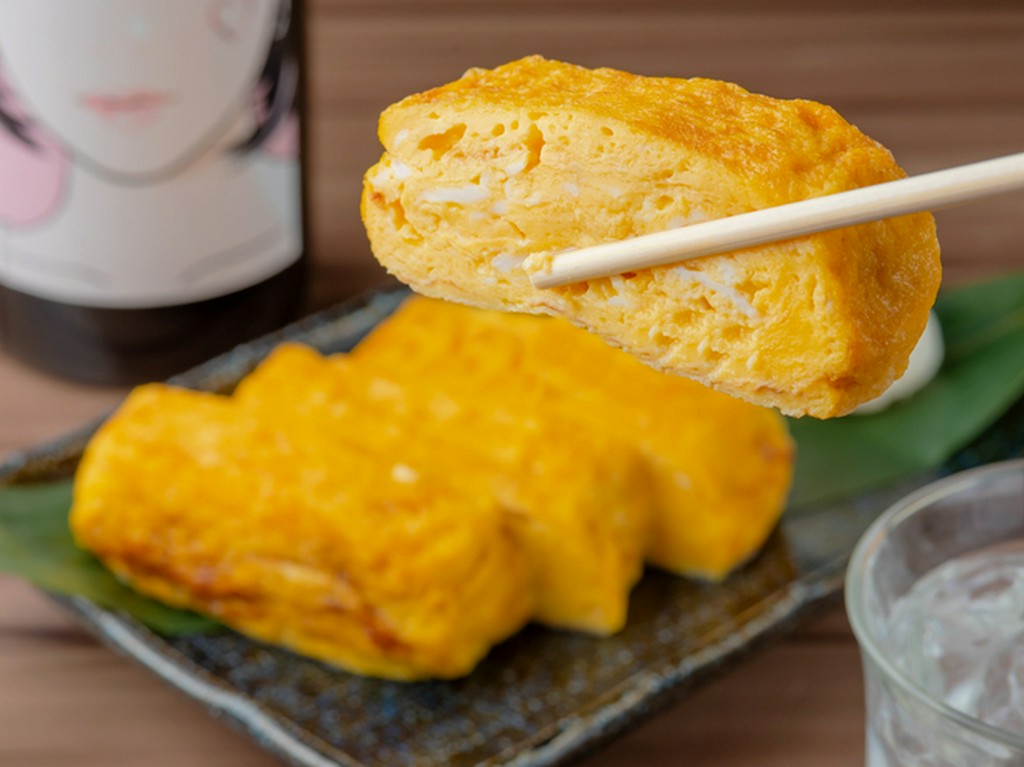 酒の肴として人気。北海道栗山町の指定養鶏所から届く新鮮卵をつかった『基本の厚焼き玉子（甘口・出汁）』