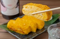 酒の肴として人気。北海道栗山町の指定養鶏所から届く新鮮卵をつかった『基本の厚焼き玉子（甘口・出汁）』