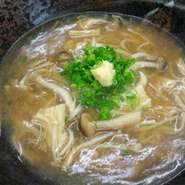 キノコおろしあんかけ蕎麦