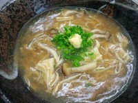 キノコおろしあんかけ蕎麦