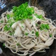 キノコおろし蕎麦